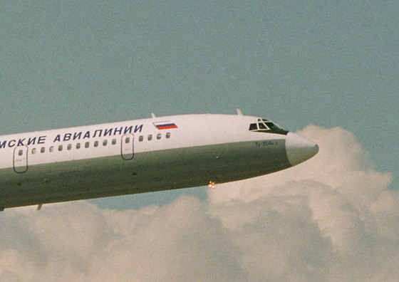 Ту-154 в небе